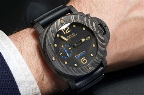 panerai luminor submersible carbotech replica|panerai submarine carbotech case.